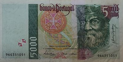 5000 escudos Vasco da Gama