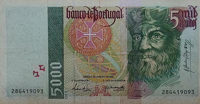 5000 escudos Vasco da Gama