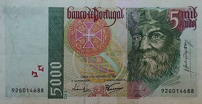 5000 escudos Vasco da Gama