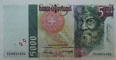 5000 escudos Vasco da Gama