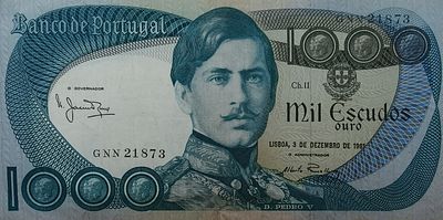 1000 escudos D. Pedro V 1981