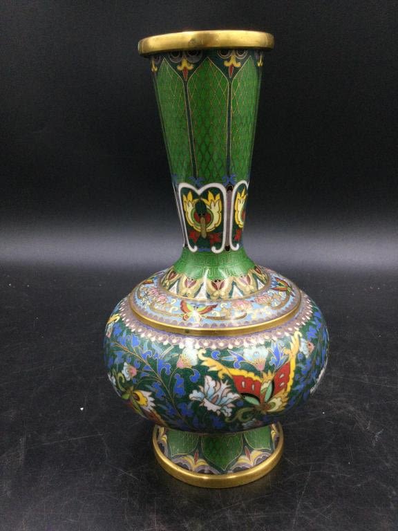 Lot 7: Vintage Cloissonne Vase