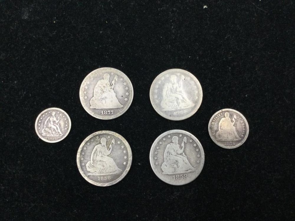 Lot 44: Vintage Silver Coins