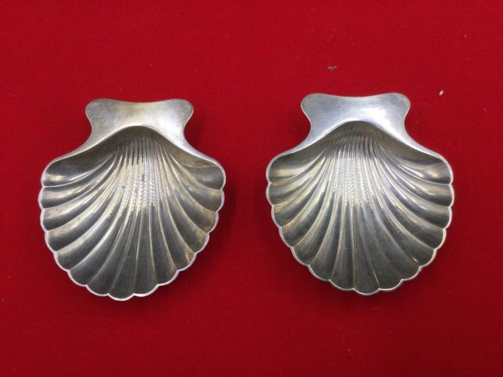 Lot 67: Tiffany Sterling Nut Dishes