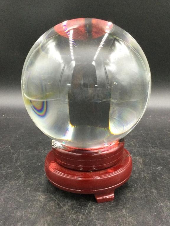 Lot 68: Large Crystal Ball