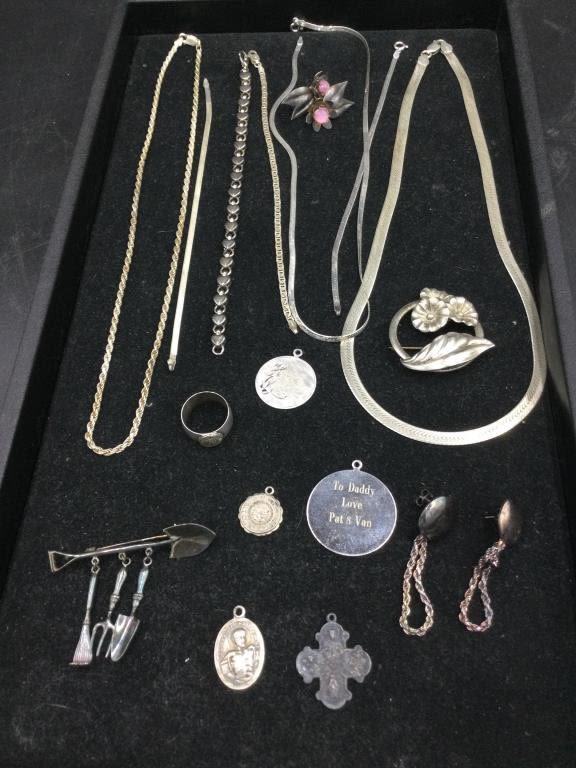 Lot 69: Sterling Jewelry