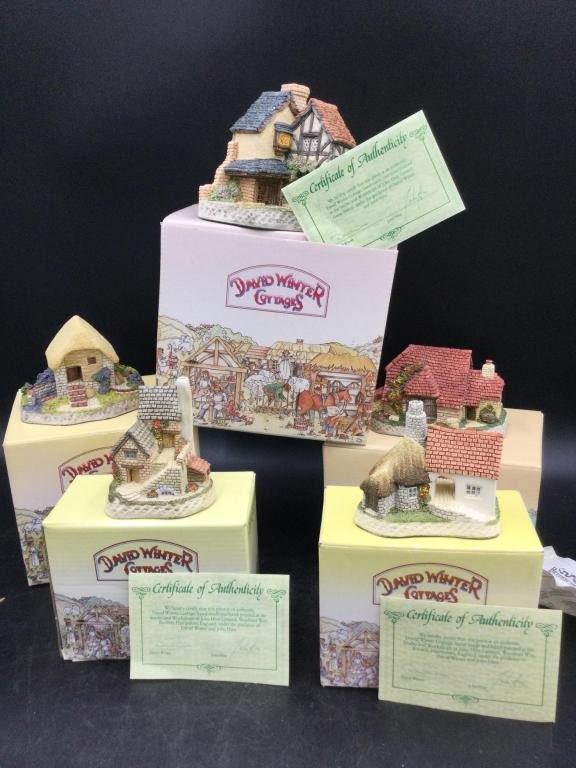 Lot 78: David Winter Cottages