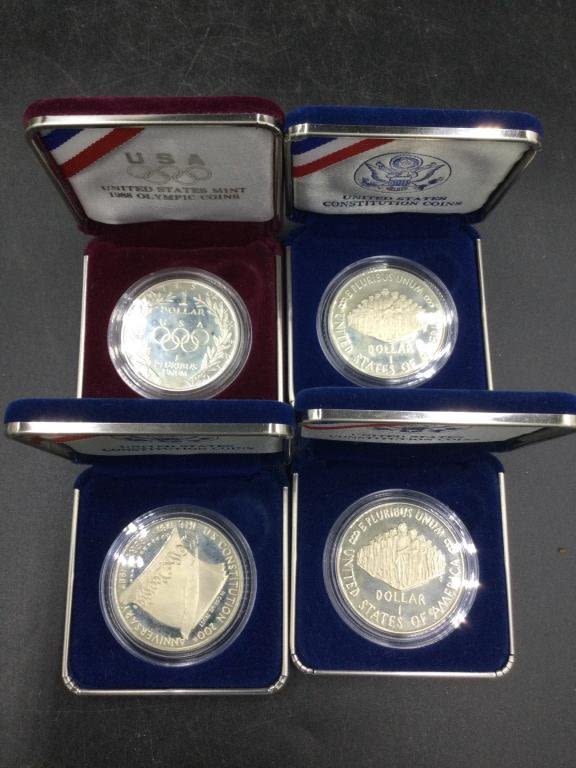 Lot 97: United States Constitution Coins