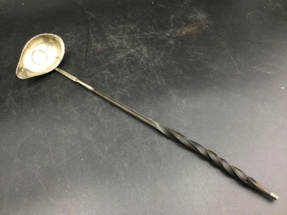 Lot 130: Vintage Sterling Toddy Ladle Spoon