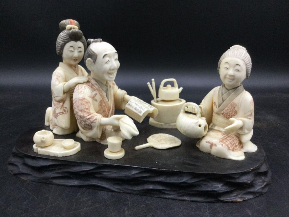 Lot 135: Carved Happy Family
