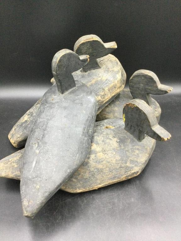 Lot 136: Carved Duck Decoys