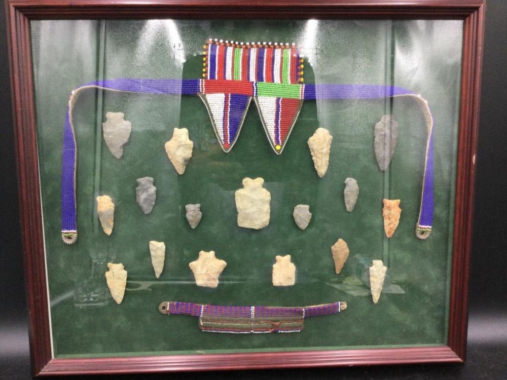 Lot 157: Arrowhead & Bead Work