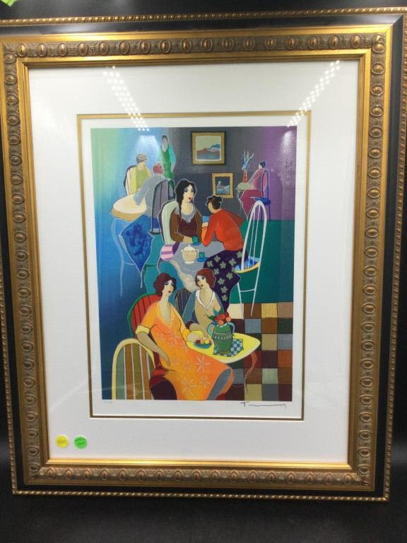 Lot 160: Tarkay "Winding Down" Seriograph
