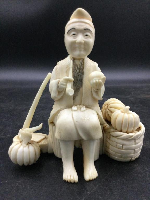 Lot 223: Carved Man
