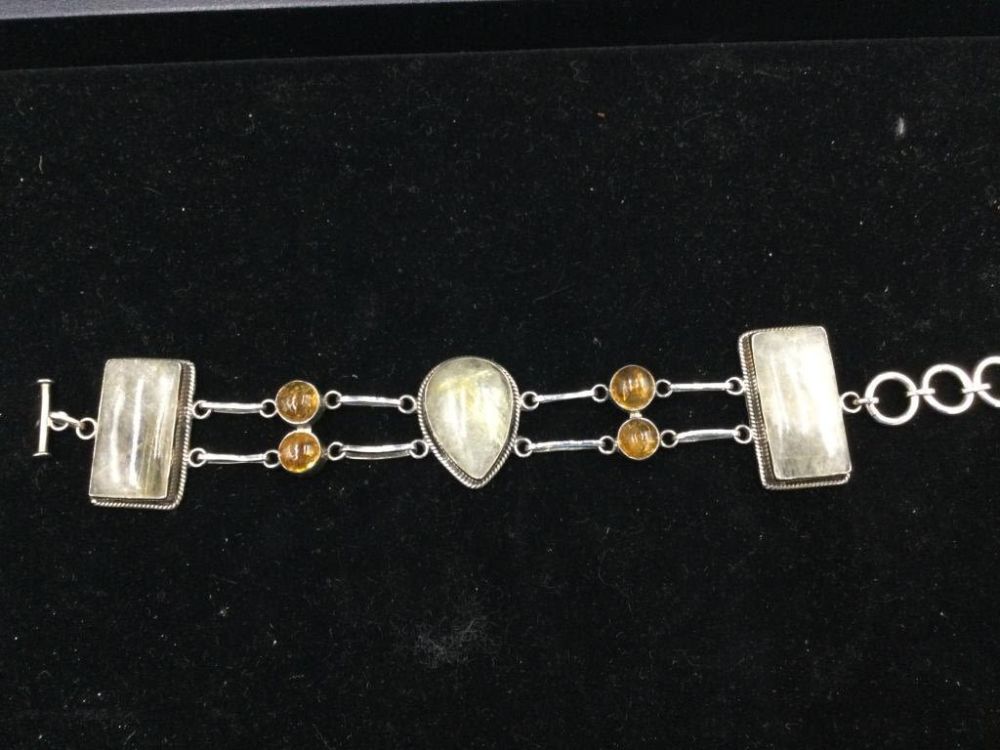 Lot 225: Sterling Bracelet