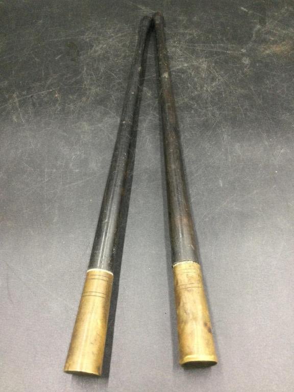 Lot 239: Confederate Drumsticks.