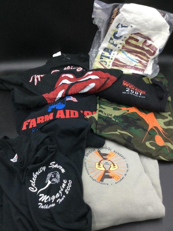 Lot 245: Vintage Band Shirts