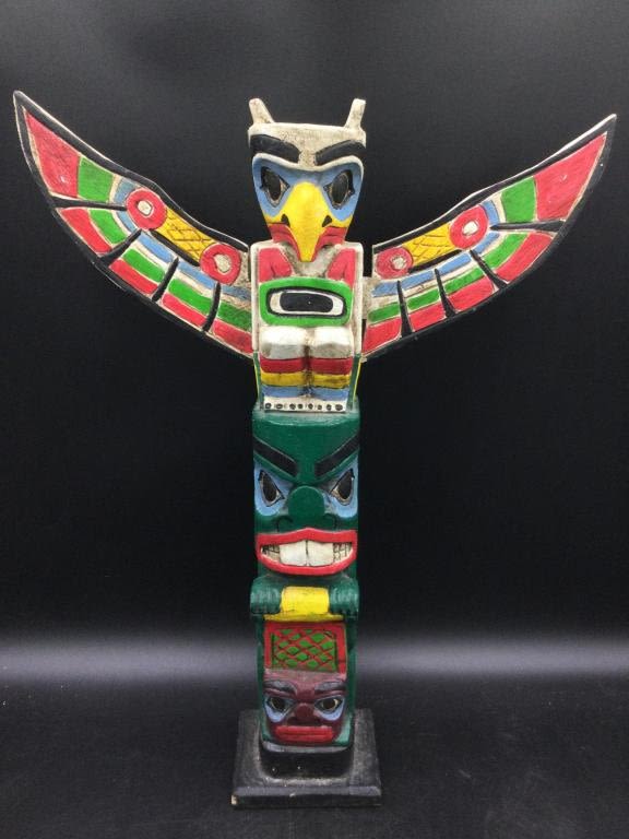 Lot 263: Carved Wood Totem
