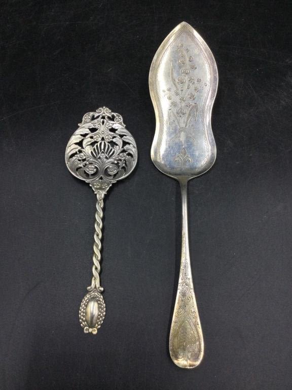 Lot 278: Sterling Utensils