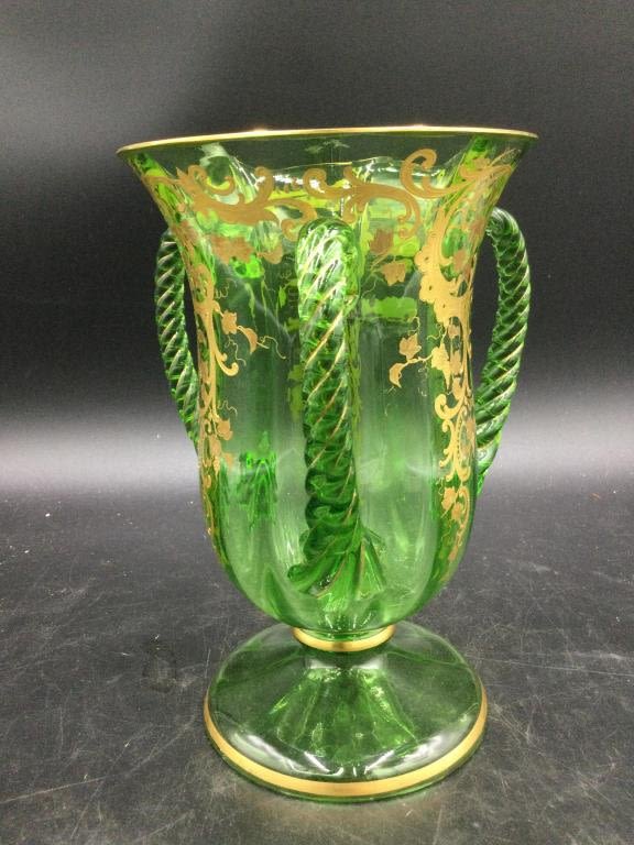 Lot 11: Vintage 3 Handle Depression Glass