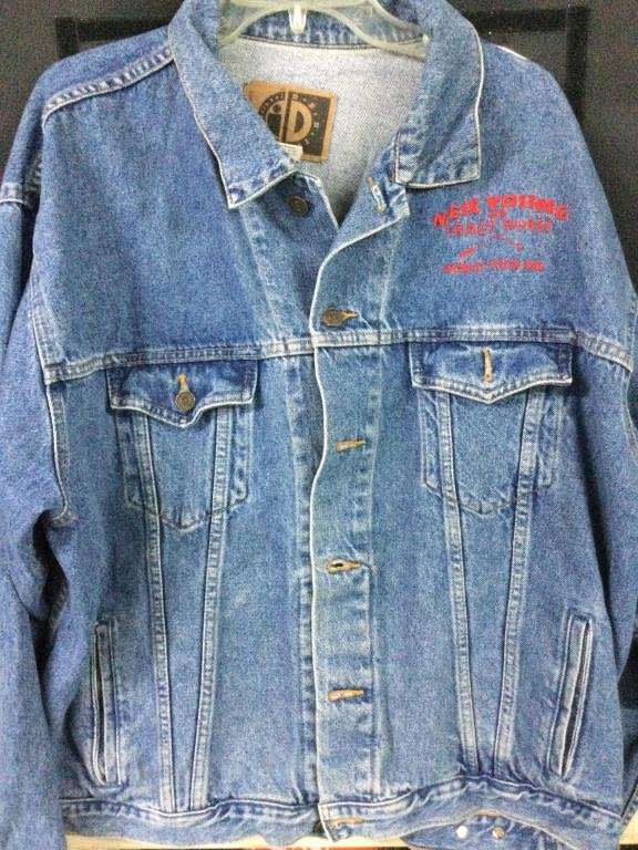 Lot 72: Neil Young Roadie Denim Jacket