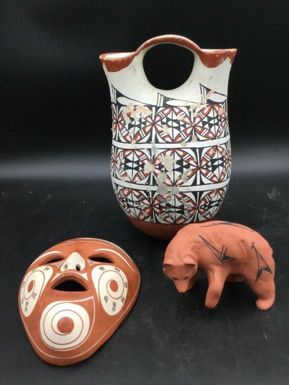 Lot 73: Native American Pottery