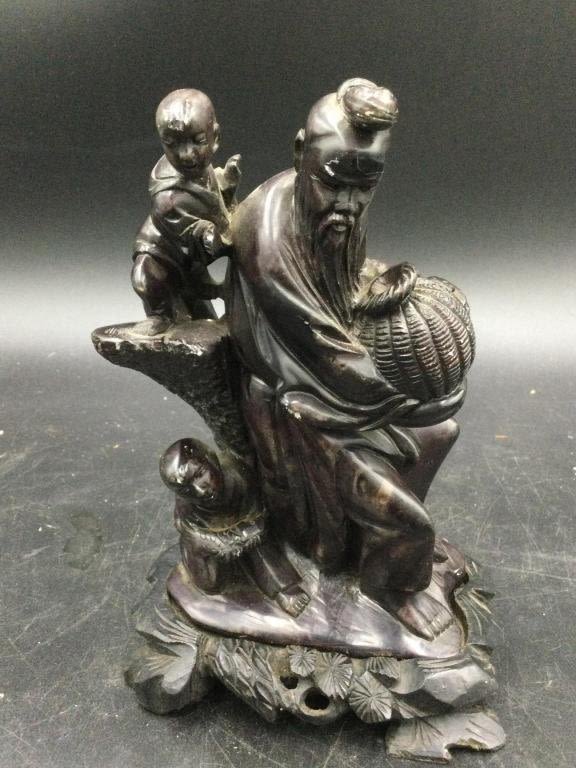 Lot 80: Carved Stone Statue