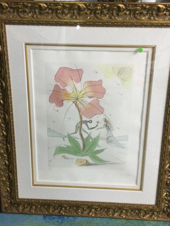 Lot 82: Salvador Dali Reuben Etching
