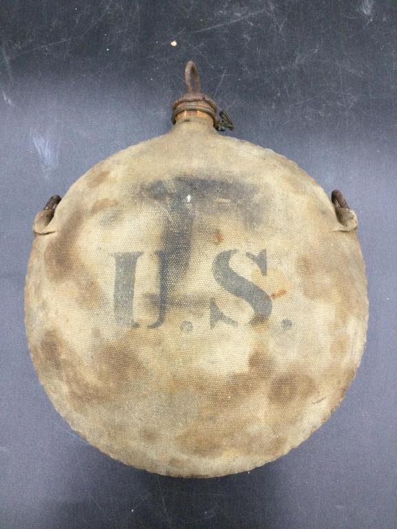 Lot 110: Vintage Civil War U.S. Military Canteen