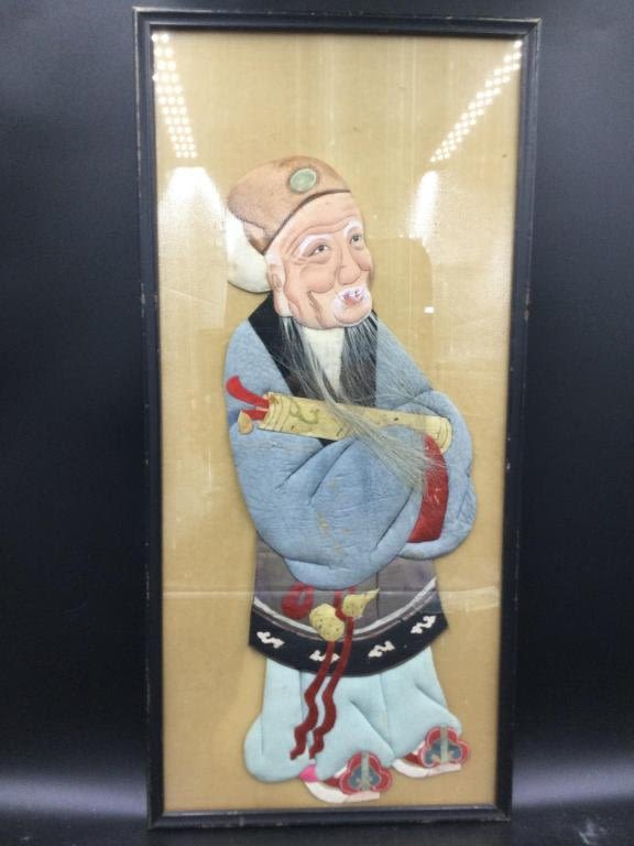 Lot 114: Oshi-e Ningyo of Two Kauki Actor