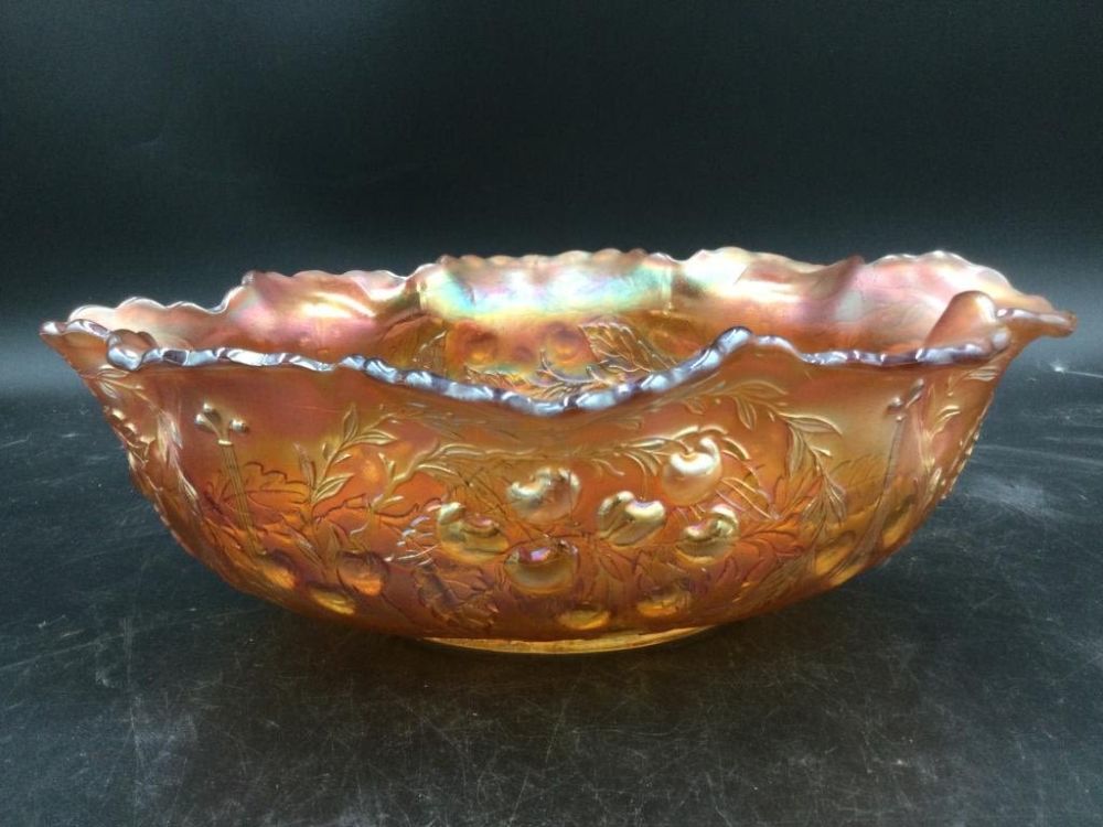 Lot 159: Large Carnival Glass Bowl