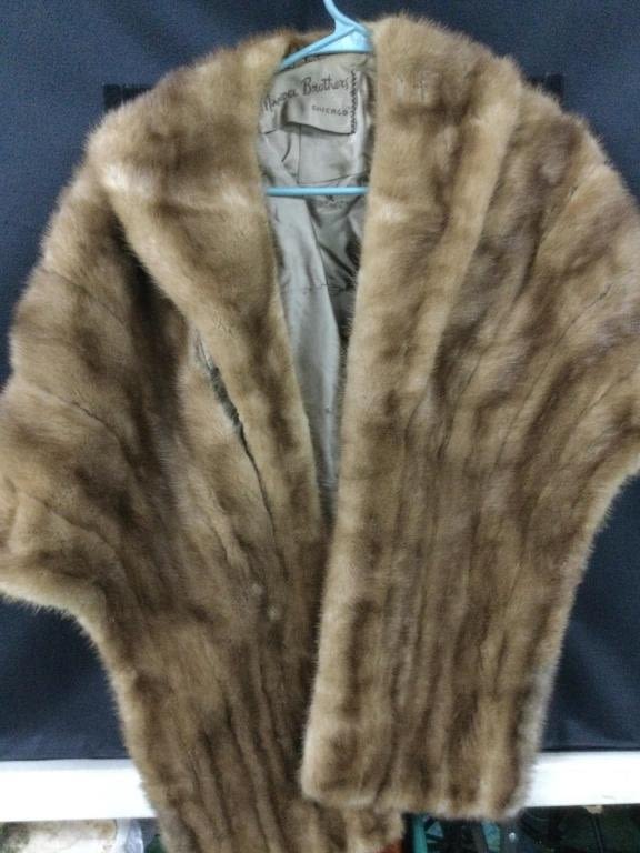 Lot 166: Mink Shawl