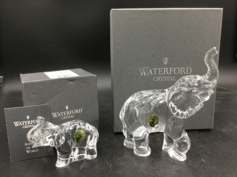 Lot 167: Waterford Elephants