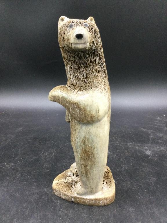 Lot 175: Carved Whale Bone Fossilized