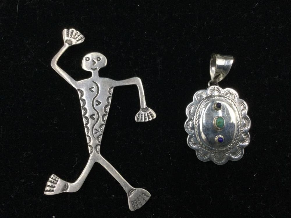Lot 183: Native American Sterling Jewelry