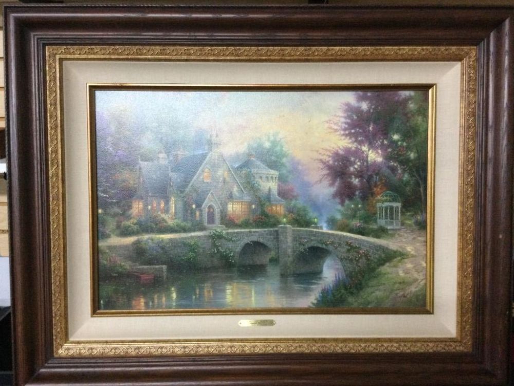 Lot 203: Thomas Kincaid Lithograph w/COA