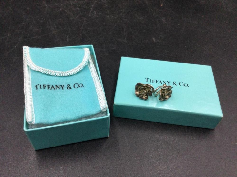 Lot 251: Vintage Sterling Tiffany & Co Clip Earrings