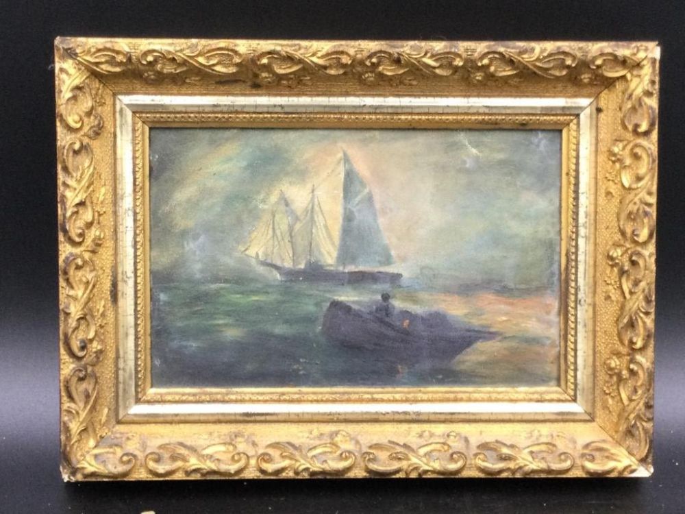 Lot 255: Vintage Oil Painting