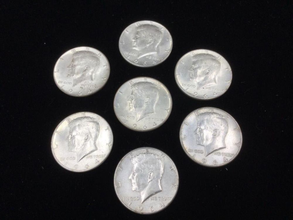 Lot 4: JFK Half Dollars