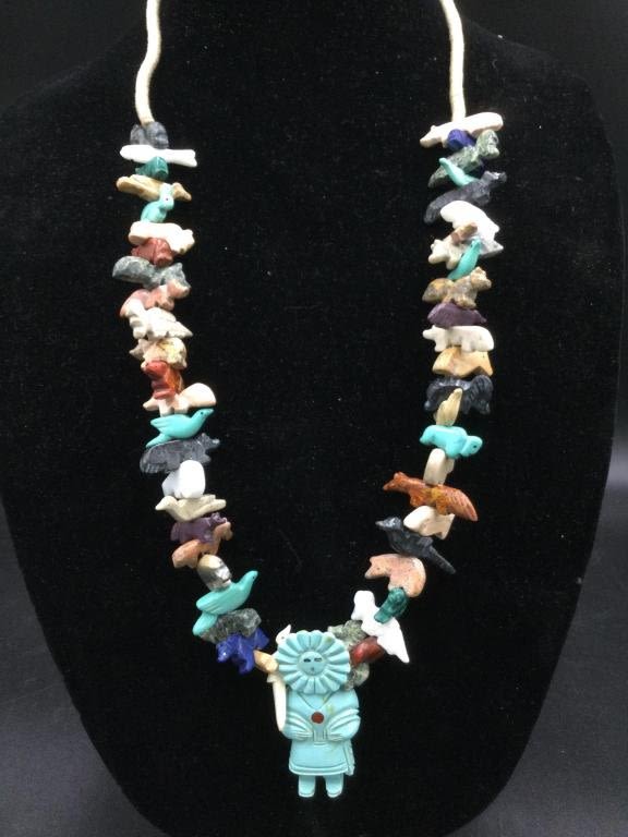 Lot 23: Carved  Fetish Necklace