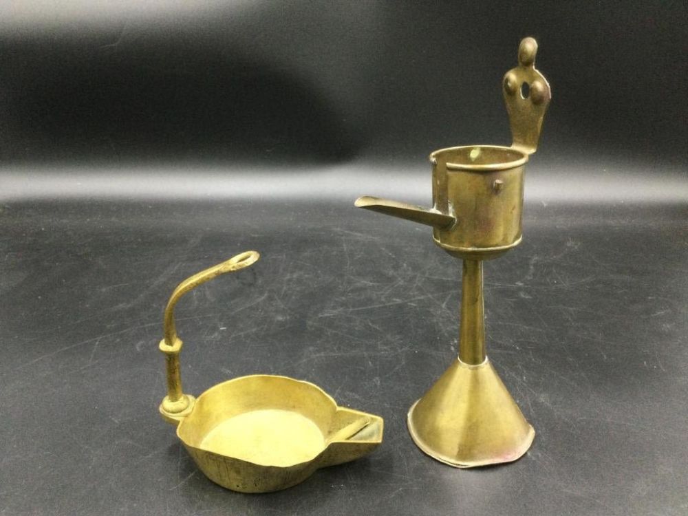 Lot 28: Vintage Whale Oil Lamps