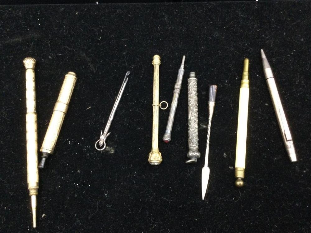 Lot 37: Antique Pens & Toothpicks