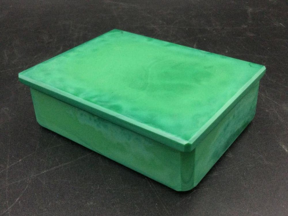 Lot 54: Malachite Box