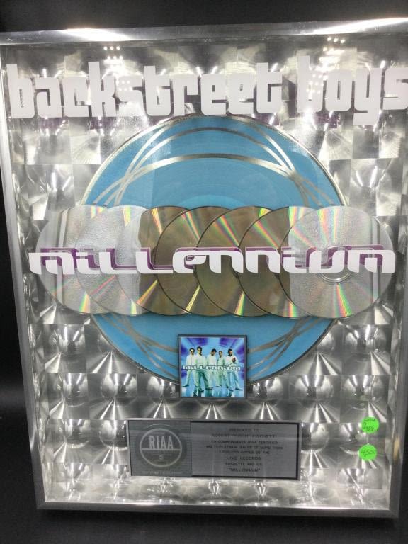 Lot 57: Back Street  Boys Multi Platinum Sales Award