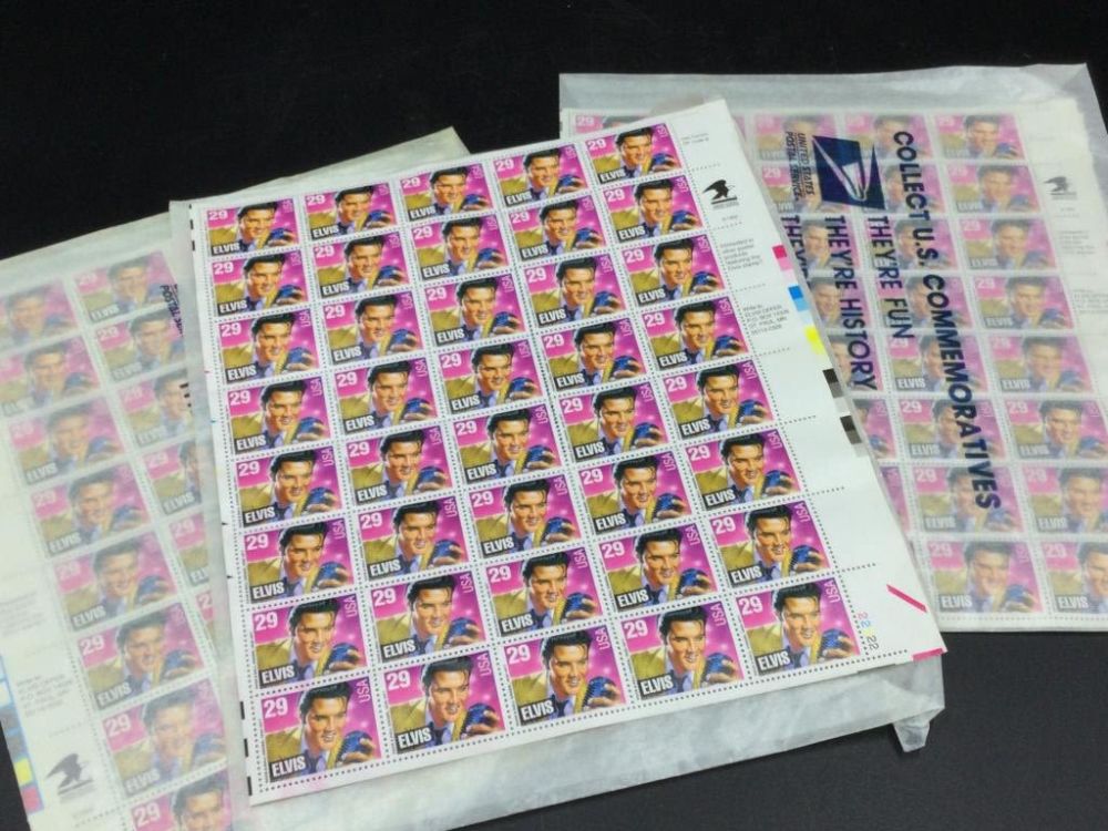 Lot 96: Elvis Stamps