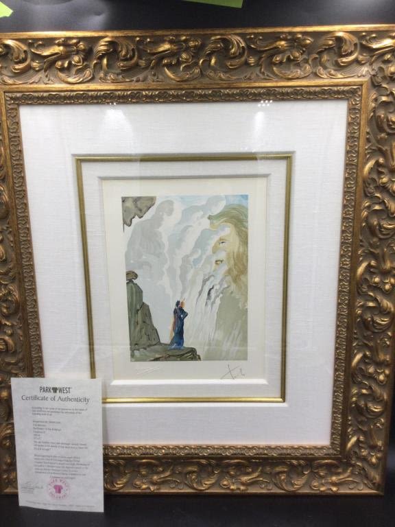 Lot 102: Salvador Dali "Divine Comedy - Purgatory 12