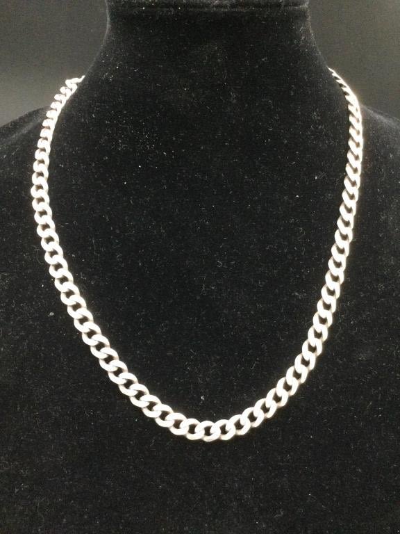 Lot 114: Sterling Necklace