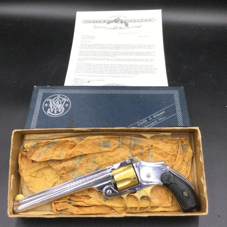 Lot 124: 38 Safety Hammerless 4th Model