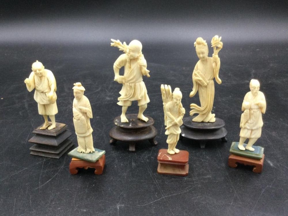 Lot 144: Carved Figures