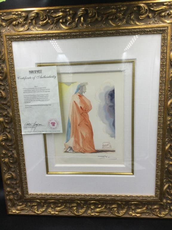 Lot 152: Salvador Dali "Divine  Comedy - Paradise I"